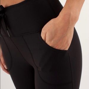 Lululemon black skinny will pant long